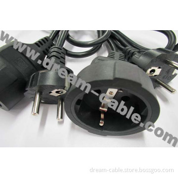 Europe Waterproof Extension Power Cord